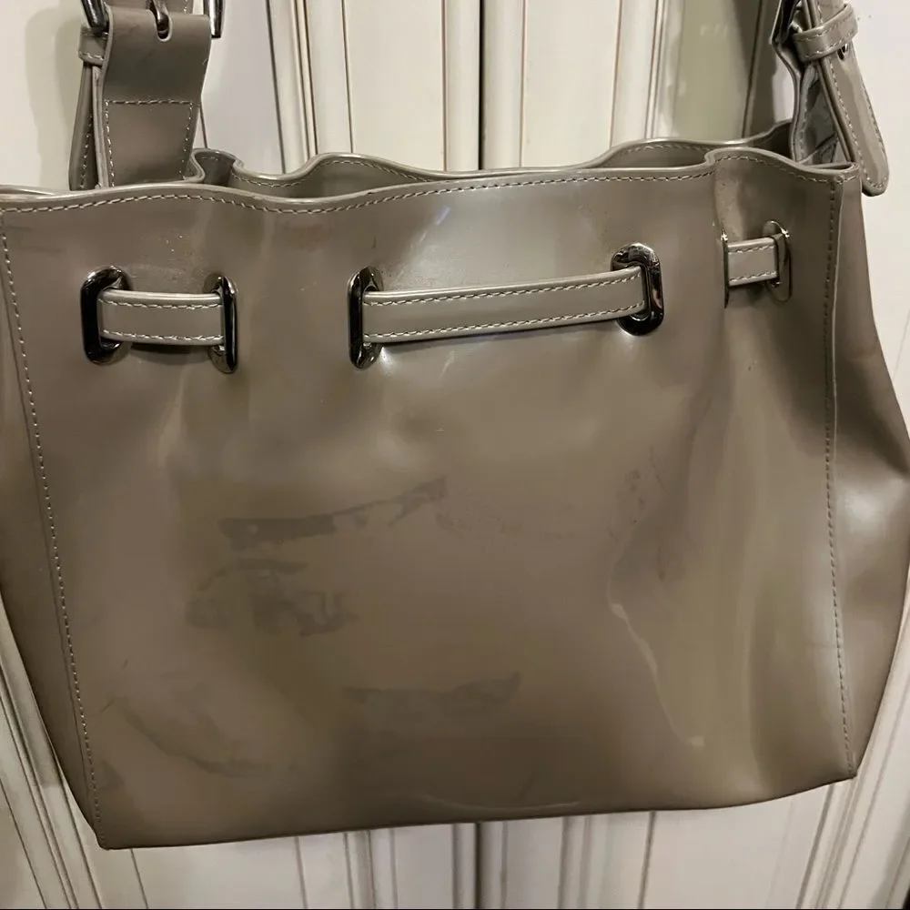 Beijo Shoulder Bag Black Patent Leather